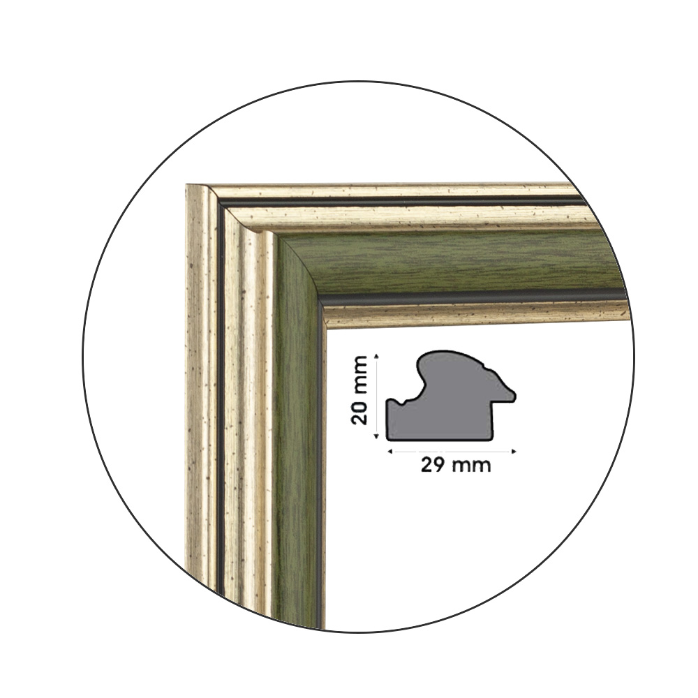Ramă pentru puzzle „Classical” - până la 500 piese / Verde
